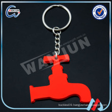 Red Faucet 3d silicone keyring
